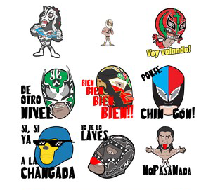 stickers de lucha libre para whatsapp