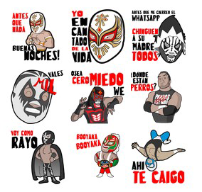 stickers de lucha libre para whatsapp