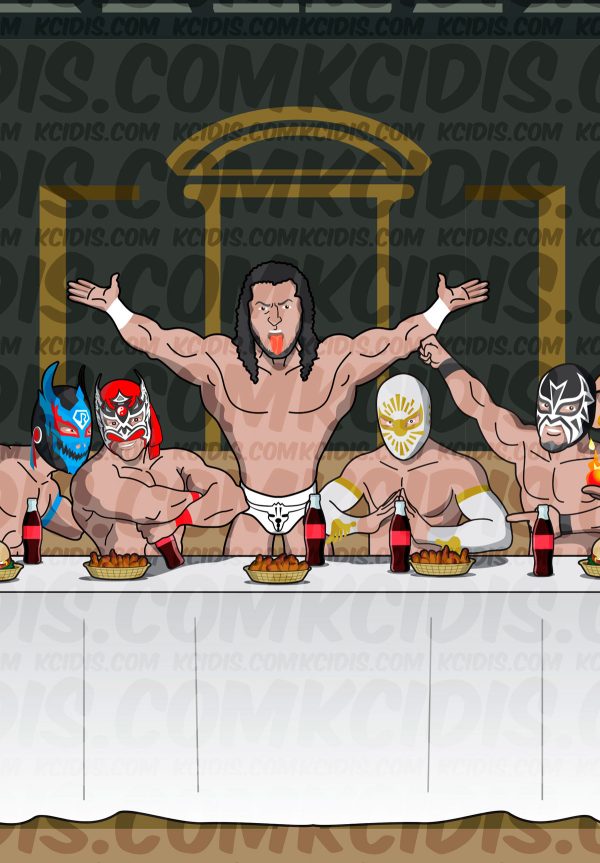 la ultima lucha cena by kcidis